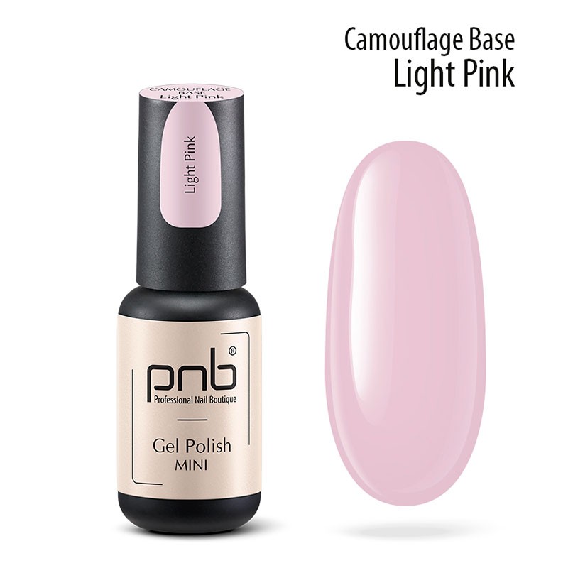PNB Base Rubber Camouflage para esmalte semipermanente - Light Pink - 4ml 30946